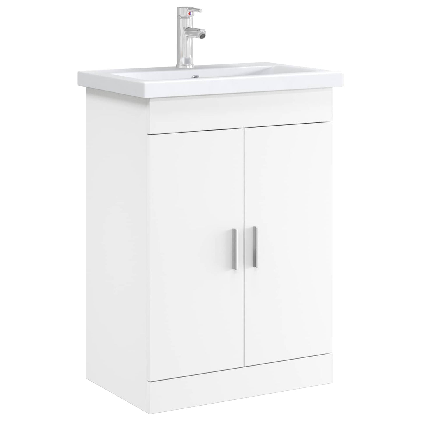 vidaXL Ντουλάπι Κάτω από τον Νιπτήρα Λευκό 78,5 x 37,5 x 81 εκ