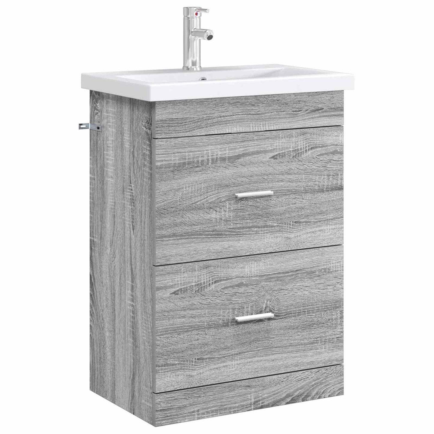 vidaXL Ντουλάπι Κάτω από τον Νιπτήρα Γκρι Sonoma 56 x 37,5 x 81 εκ