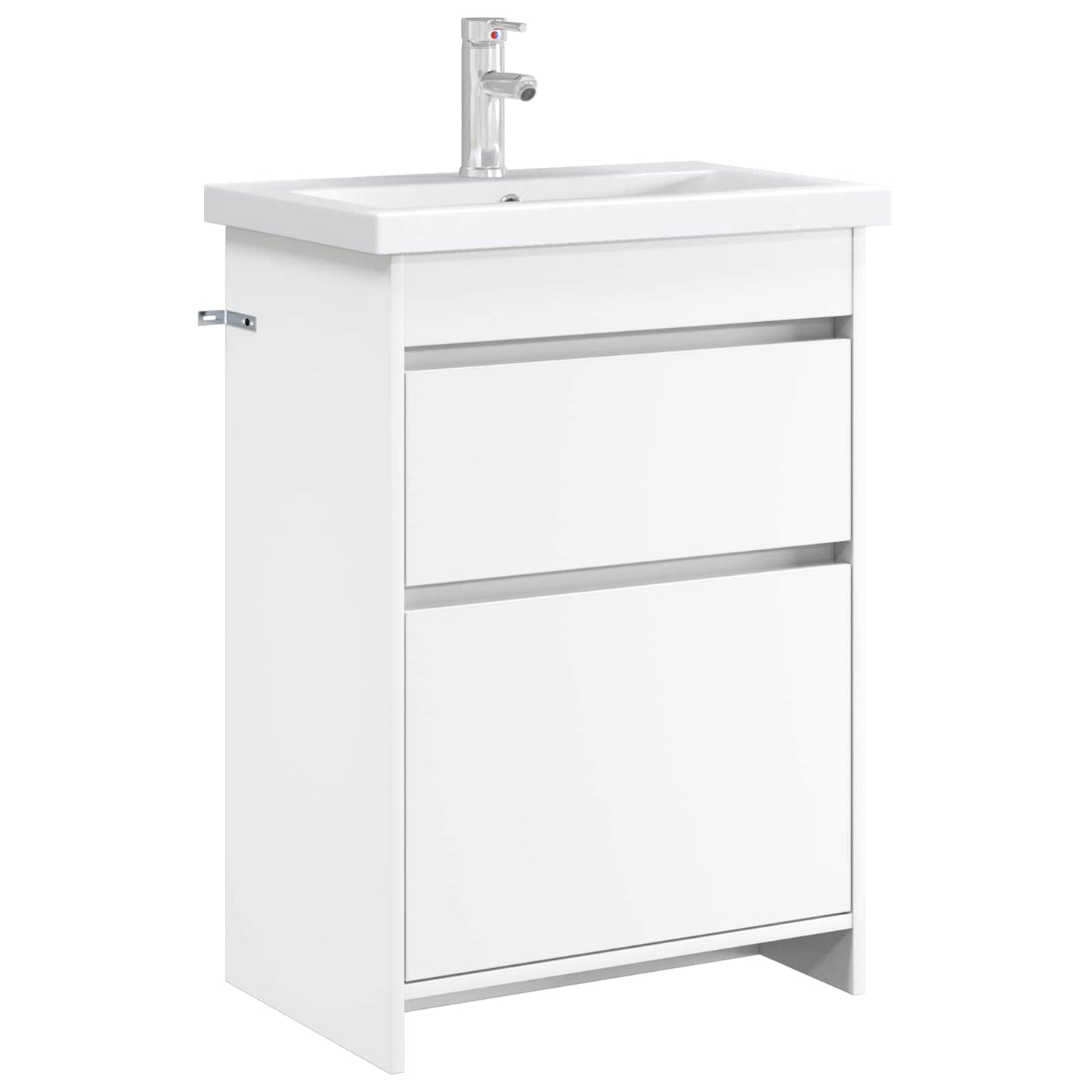 vidaXL Ντουλάπι Κάτω από τον Νιπτήρα Λευκό 56 x 37,5 x 81 εκ