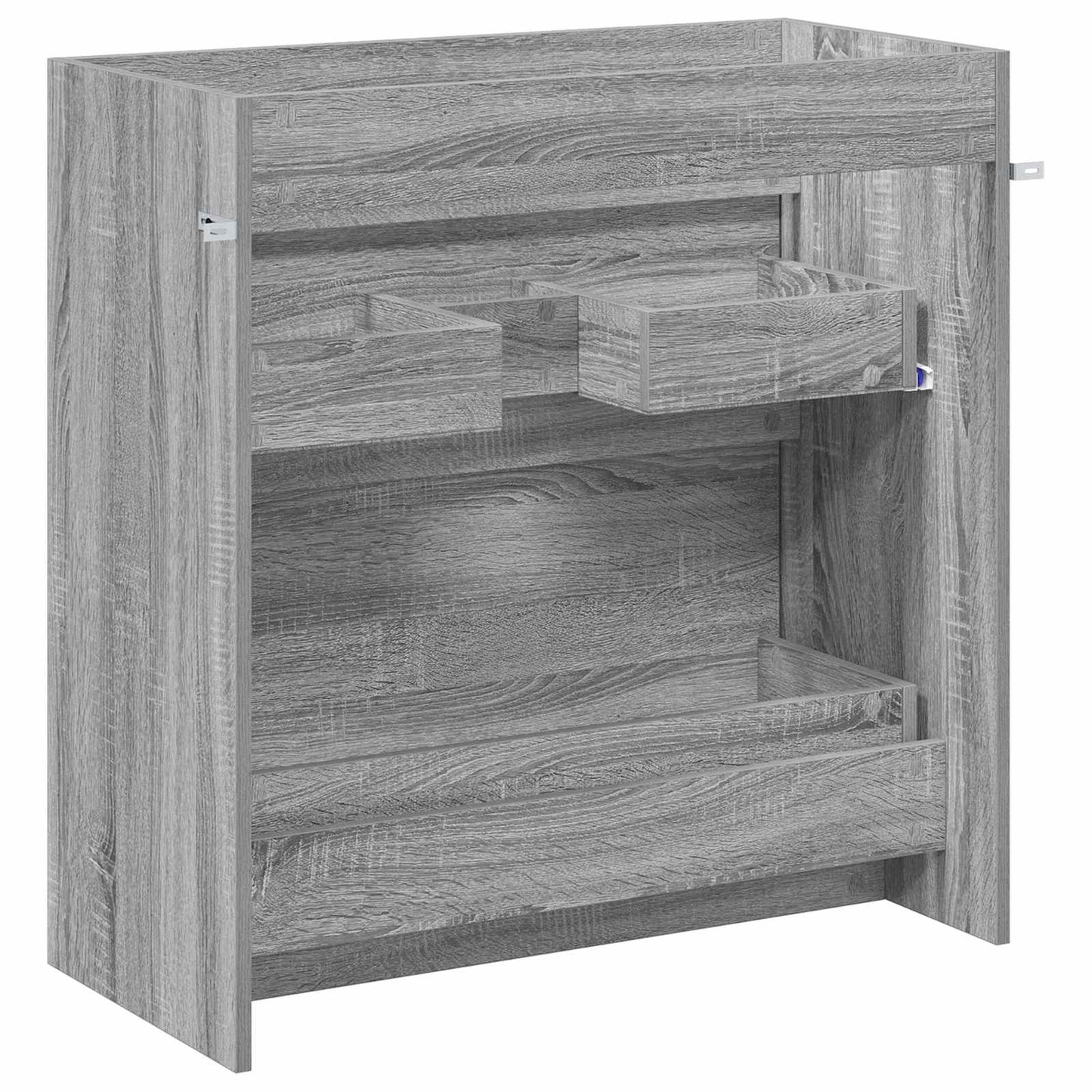 vidaXL Ντουλάπι Κάτω από τον Νιπτήρα Γκρι Sonoma 78,5 x 37,5 x 81 εκ