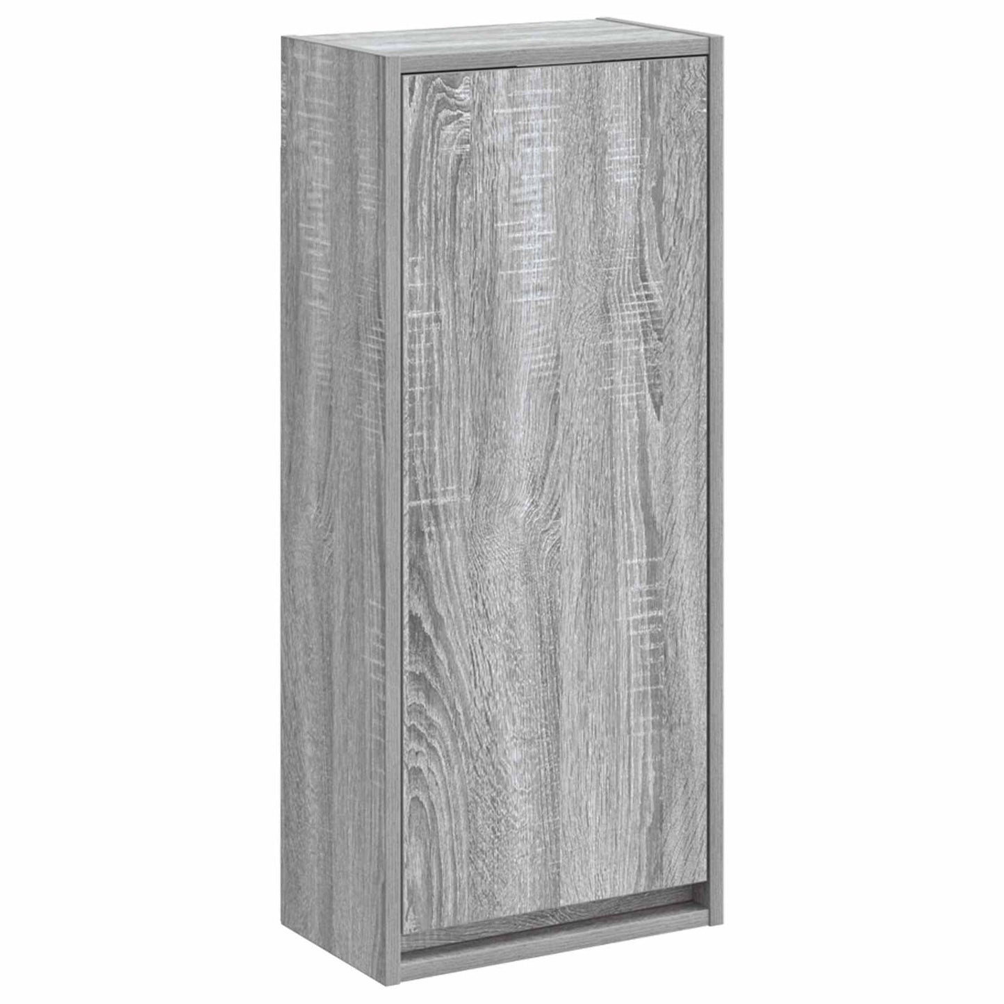 vidaXL Επιτοίχιος νιπτήρας βανίλιας Γκρι Sonoma 35 x 20 x 81 εκ.