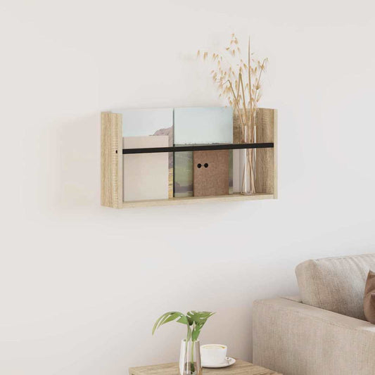 vidaXL Ράφι Περιοδικών Δρύς Sonoma 60 x 12 x 30 εκ Επεξεργασμένο ξύλο