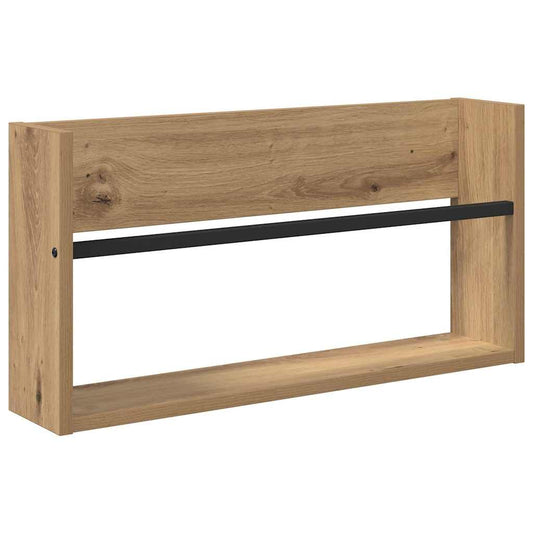 vidaXL Ράφι Περιοδικών Artisan Oak 60 x 12 x 30 εκ Επεξεργασμένο ξύλο