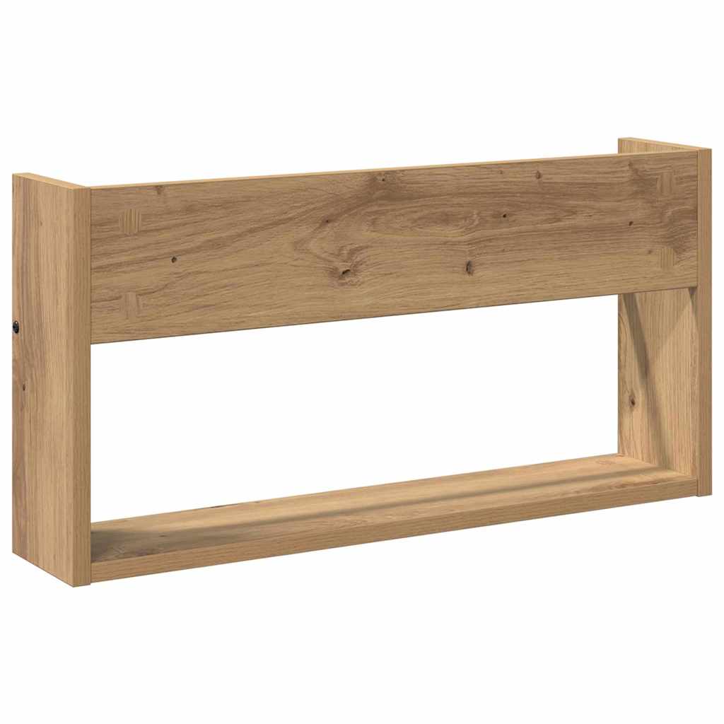 vidaXL Ράφι Περιοδικών Artisan Oak 60 x 12 x 30 εκ Επεξεργασμένο ξύλο