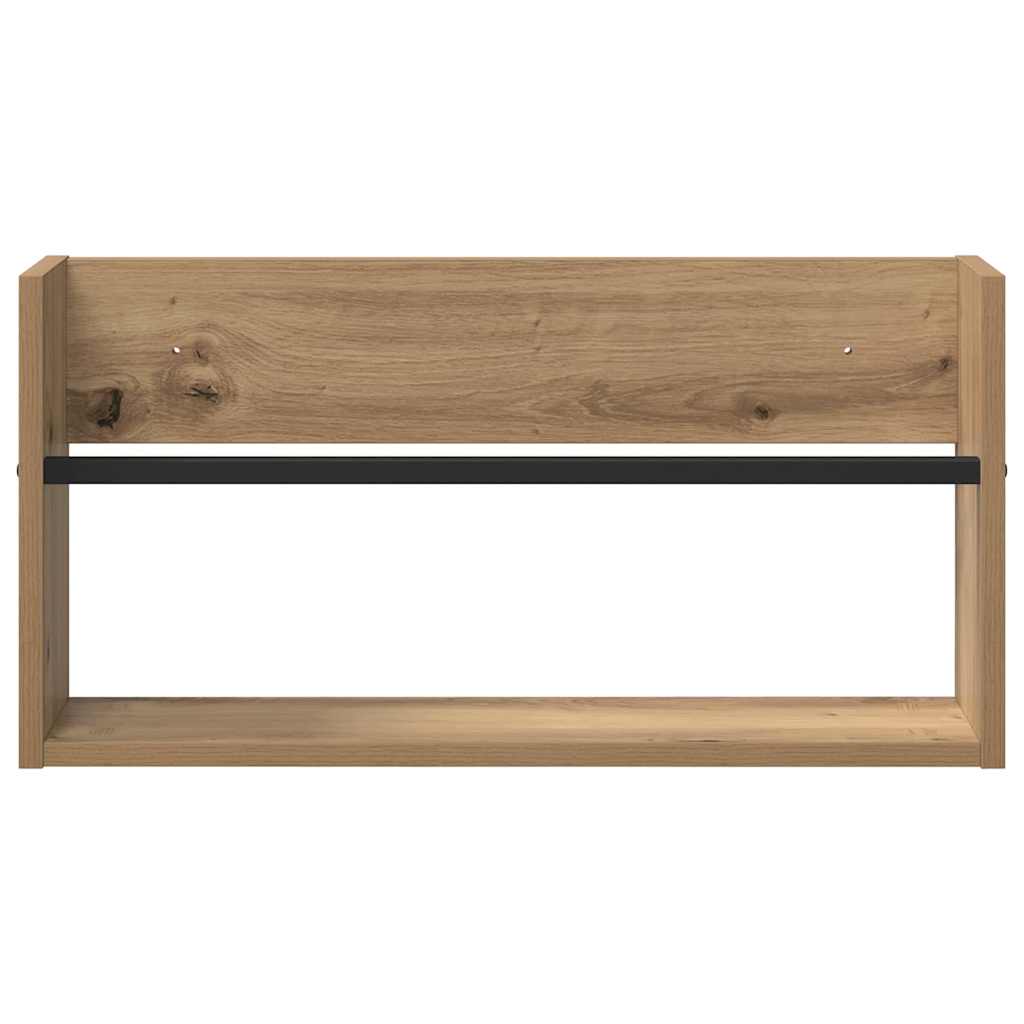 vidaXL Ράφι Περιοδικών Artisan Oak 60 x 12 x 30 εκ Επεξεργασμένο ξύλο