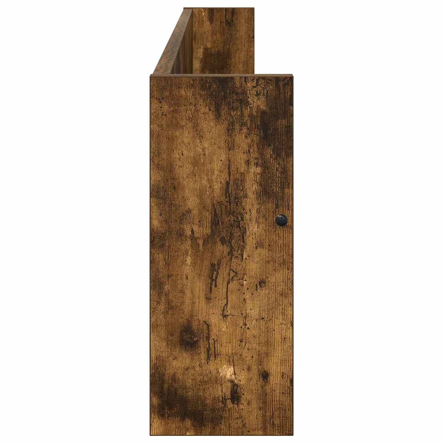 vidaXL Ράφι Περιοδικών με ράφι 2 pcs Καπνιστό Δρύς 100 x 12 x 30 εκ