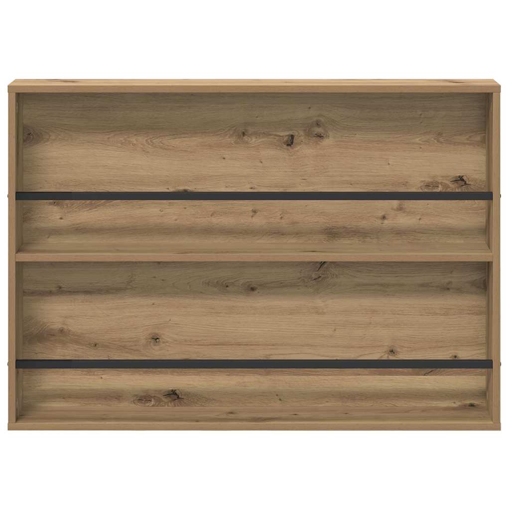 vidaXL Ράφι Περιοδικών Artisan Oak 100 x 12 x 70 εκ Επεξεργασμένο ξύλο