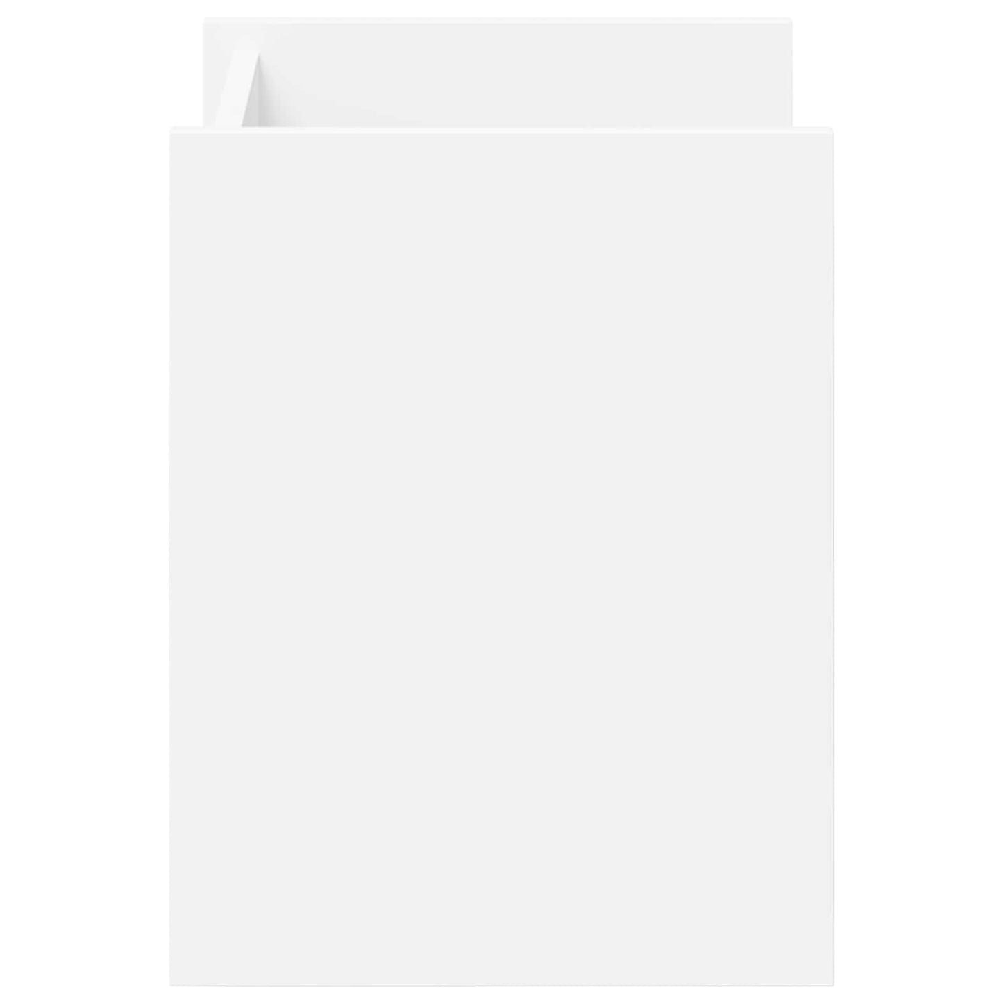 vidaXL Ράφι Περιοδικών Λευκό 35 x 35 x 45 εκ Επεξεργασμένο ξύλο