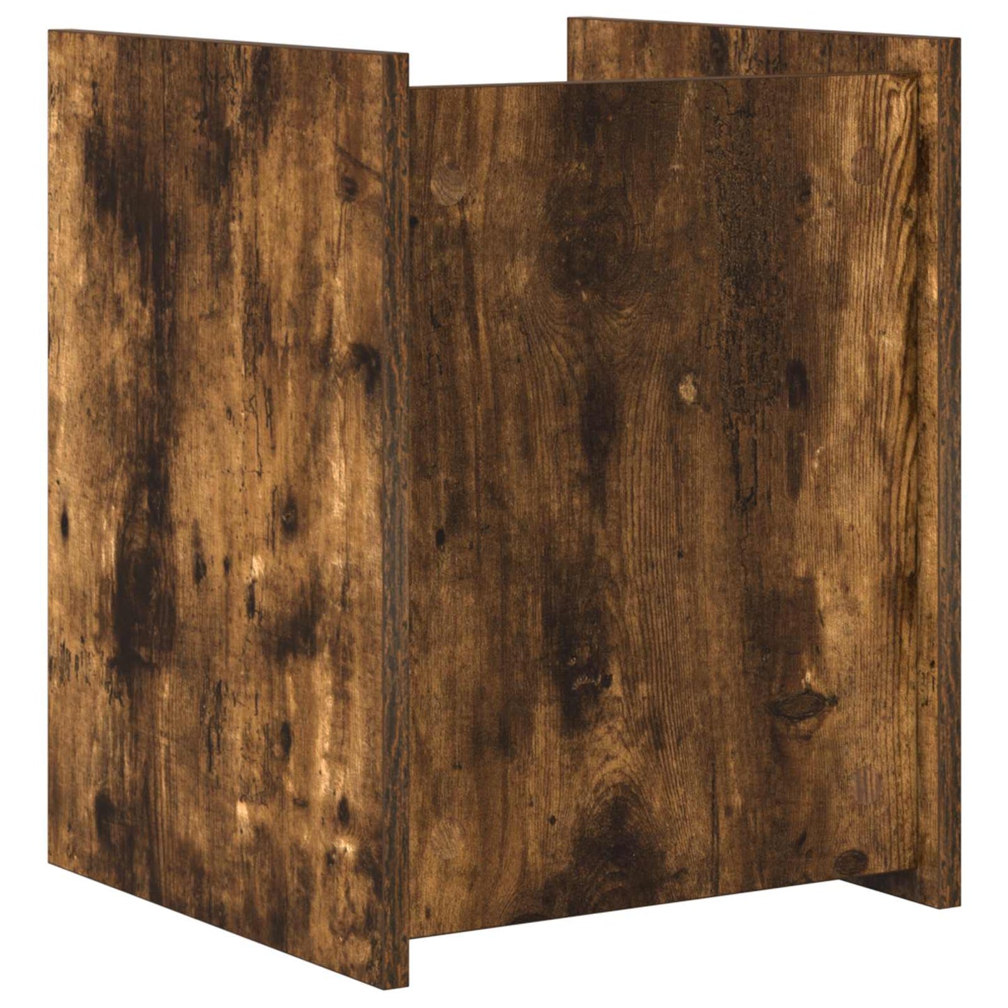 vidaXL Ράφι Περιοδικών με ράφι Καπνιστό Δρύς 35 x 35 x 45 εκ