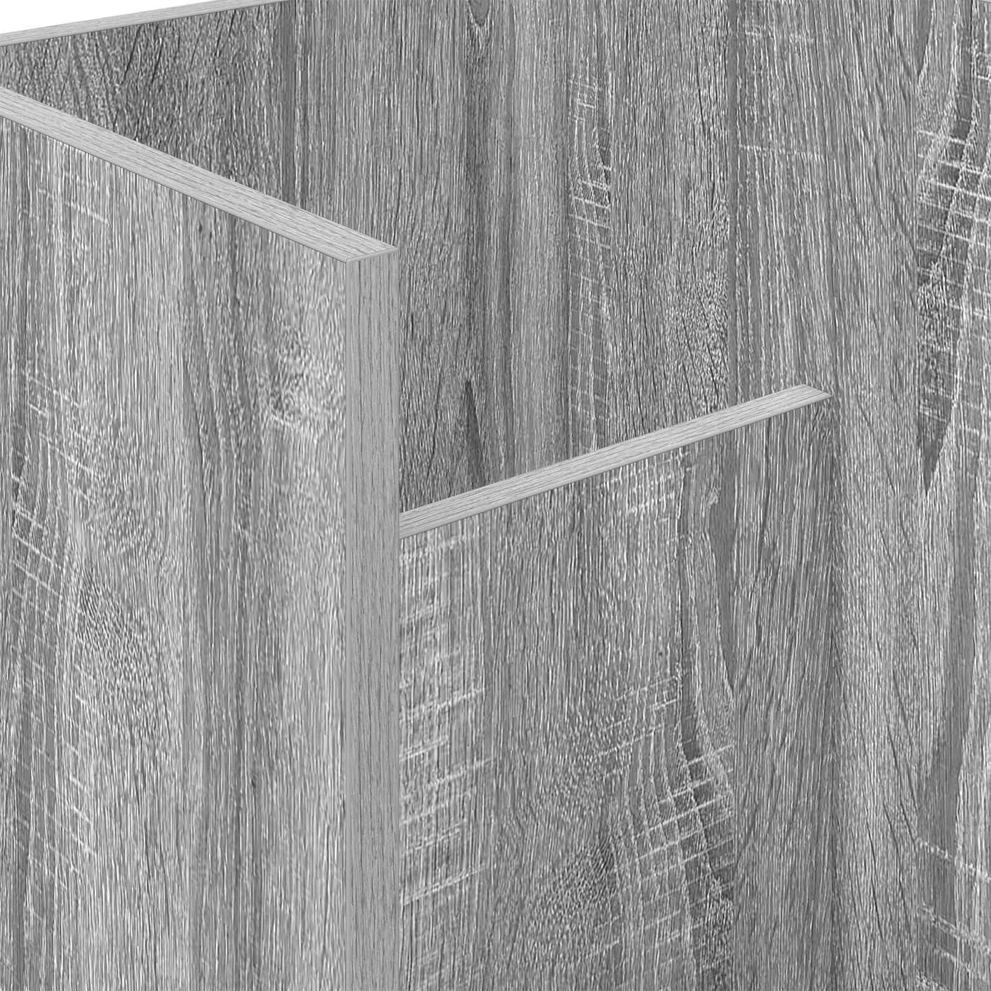 vidaXL Ράφι Περιοδικών με ράφι Γκρίζο Σονομα 35 x 35 x 45 εκ