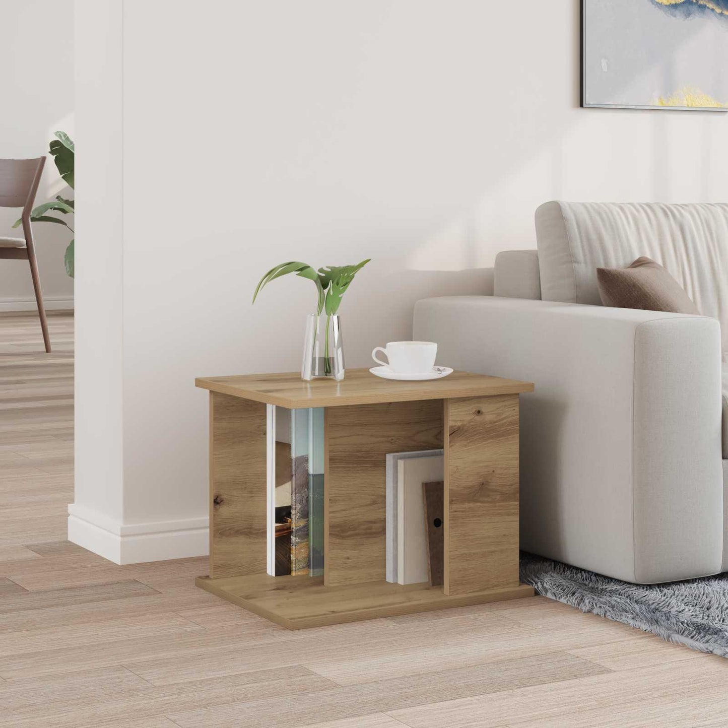 vidaXL Ράφι Περιοδικών Artisan Oak 35 x 35 x 45 εκ Επεξεργασμένο ξύλο