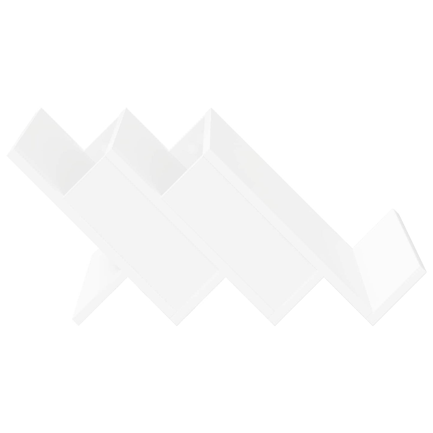 vidaXL Ράφι Περιοδικών Λευκό 53 x 40 x 28.5 εκ Επεξεργασμένο ξύλο