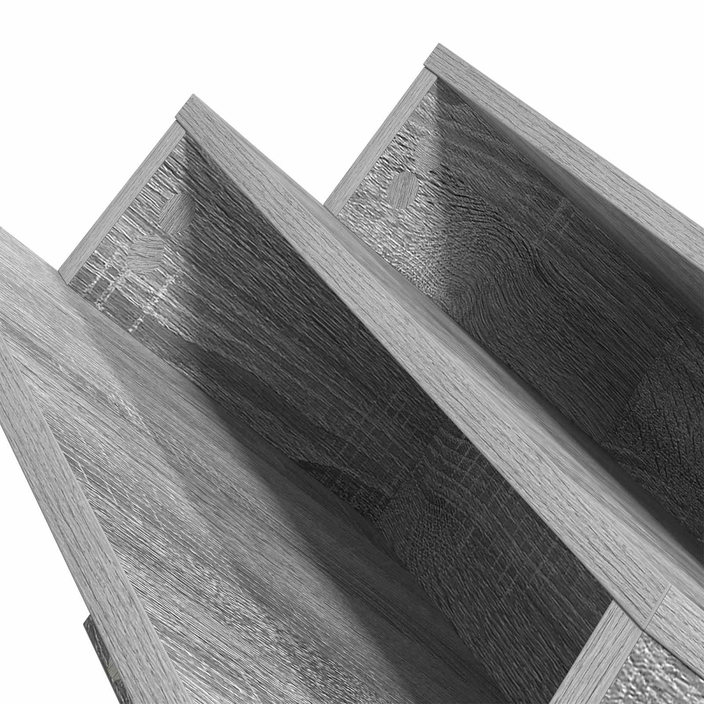 vidaXL Ράφι Περιοδικών με ράφι Γκρίζο Σονομα 53 x 40 x 28.5 εκ