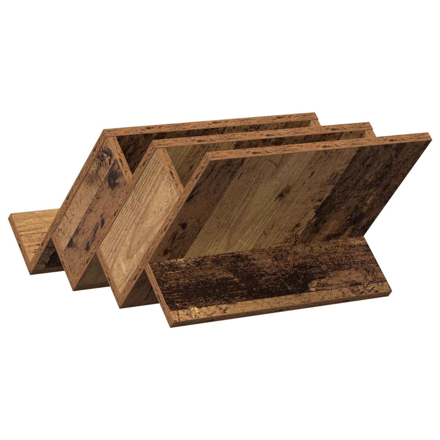 vidaXL Ράφι Περιοδικών Παλιό ξύλο 53 x 40 x 28.5 εκ Επεξεργασμένο ξύλο