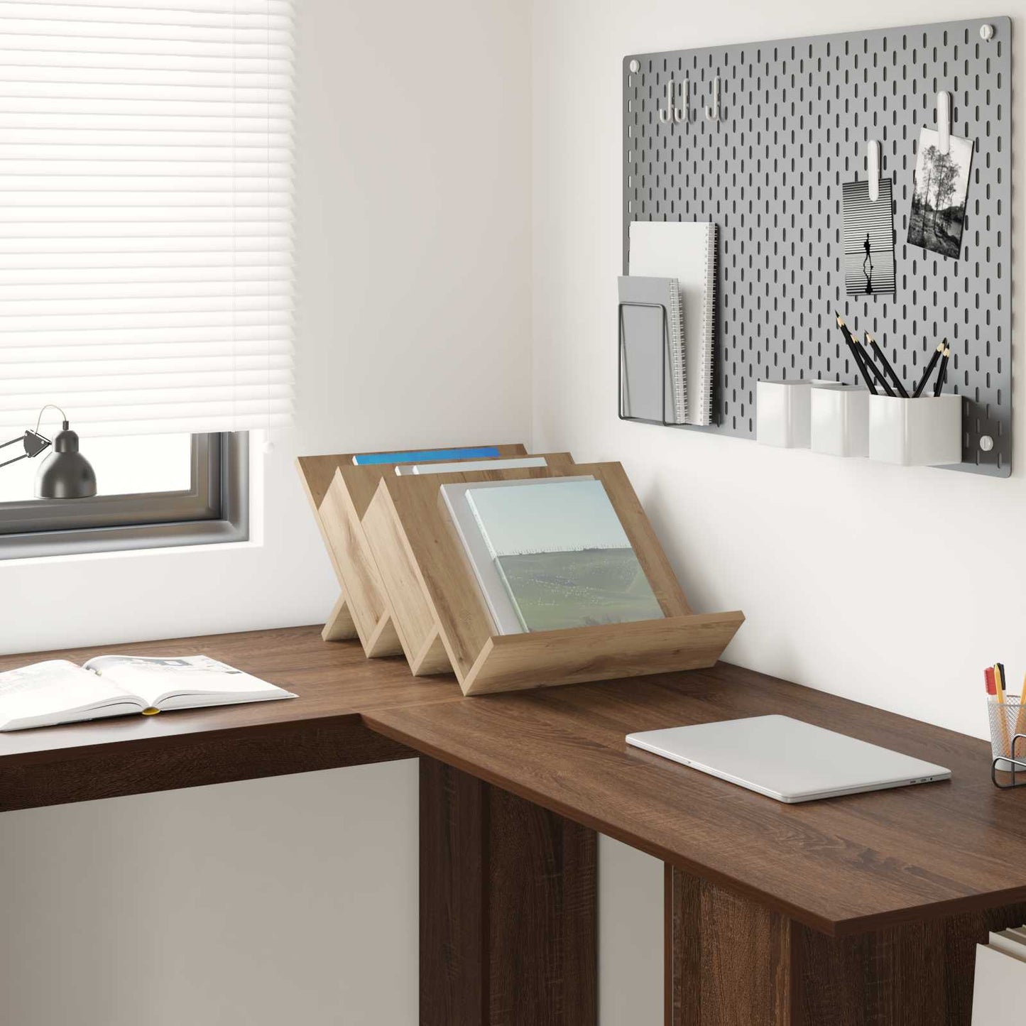 vidaXL Ράφι Περιοδικών με ράφι Artisan Oak 53 x 40 x 28.5 εκ