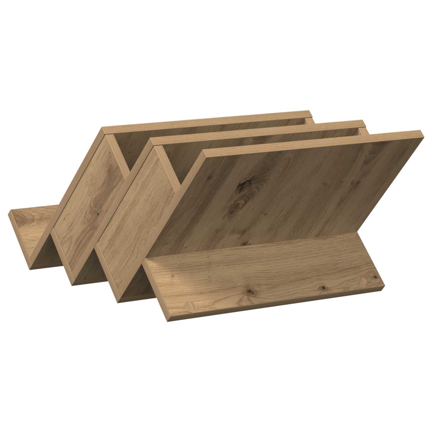 vidaXL Ράφι Περιοδικών με ράφι Artisan Oak 53 x 40 x 28.5 εκ