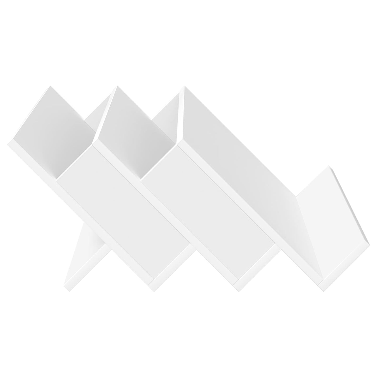 vidaXL Ράφι Περιοδικών Λευκό 65 x 53 x 28,5 εκ Επεξεργασμένο ξύλο