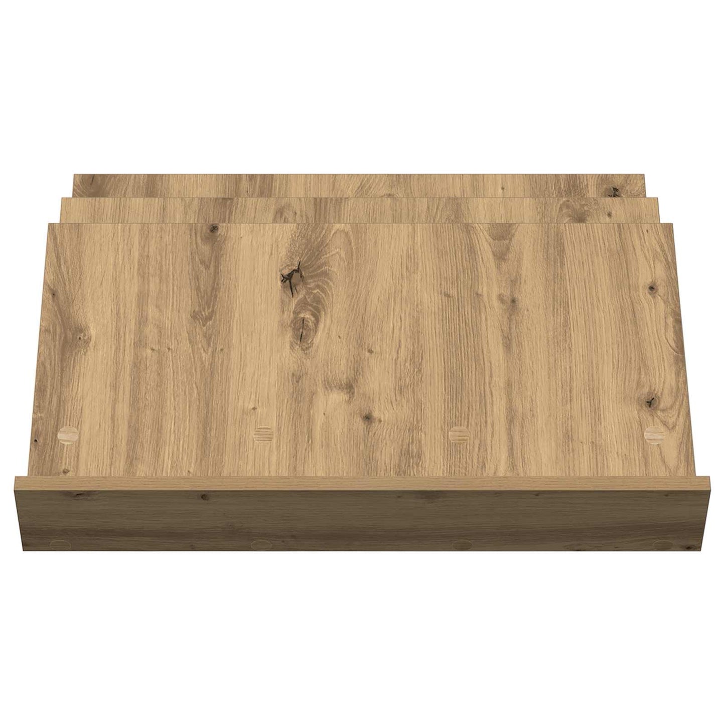 vidaXL Ράφι Περιοδικών με ράφι Artisan Oak 65 x 53 x 28,5 εκ