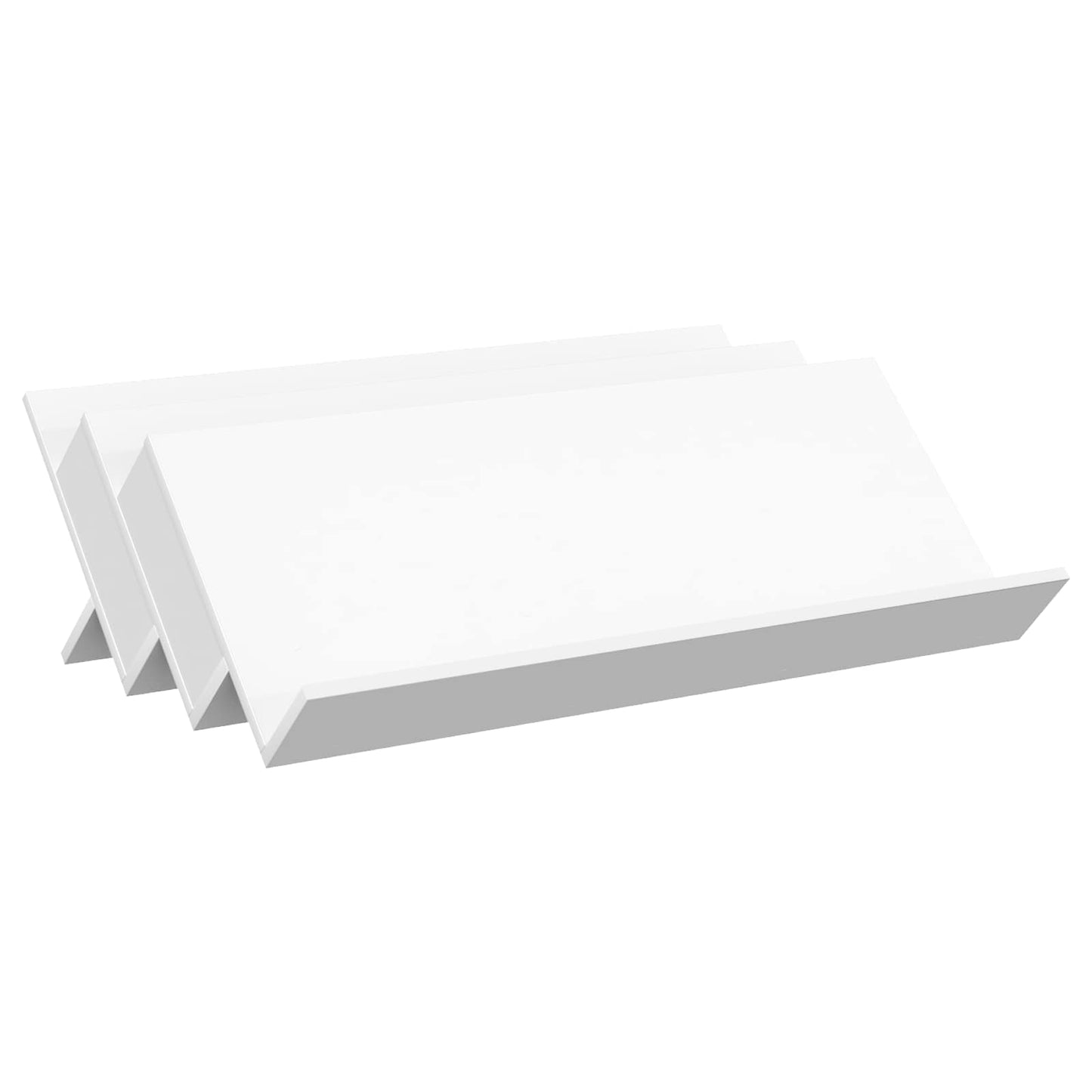 vidaXL Ράφι Περιοδικών Λευκό 90 x 53 x 28,5 εκ Επεξεργασμένο ξύλο