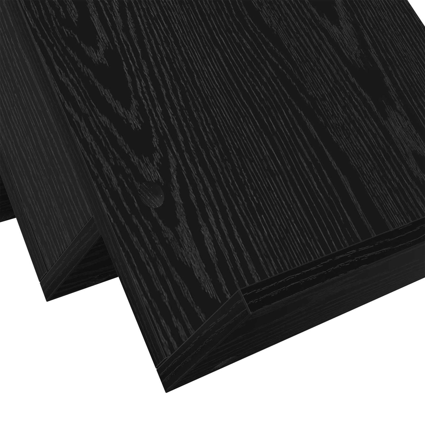 vidaXL Ράφι Περιοδικών Μαύρη Οξυά 90 x 53 x 28,5 εκ Επεξεργασμένο ξύλο