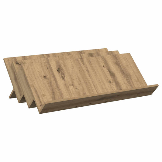 vidaXL Ράφι Περιοδικών με ράφι Artisan Oak 90 x 53 x 28,5 εκ