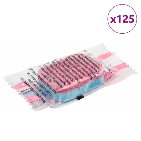 vidaXL Δισκία Πλυντηρίου Πιάτων 125 pcs