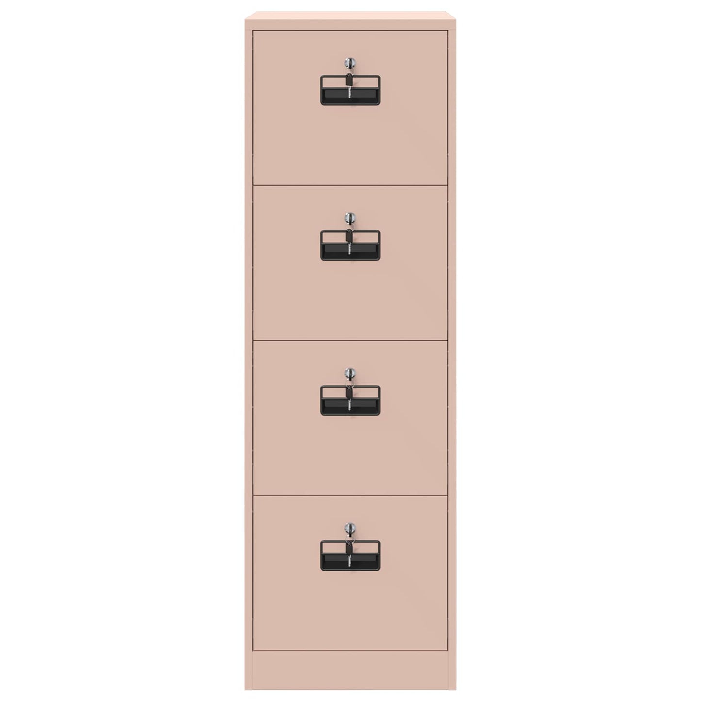 vidaXL Ντουλάπα Αρχείων με συρτάρι 2 pcs Ροζ 44 x 50 x 106.5 εκ