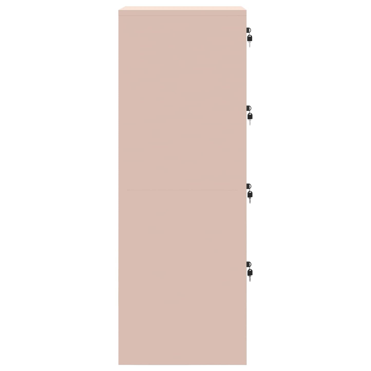 vidaXL Ντουλάπα Αρχείων με συρτάρι 2 pcs Ροζ 44 x 50 x 106.5 εκ