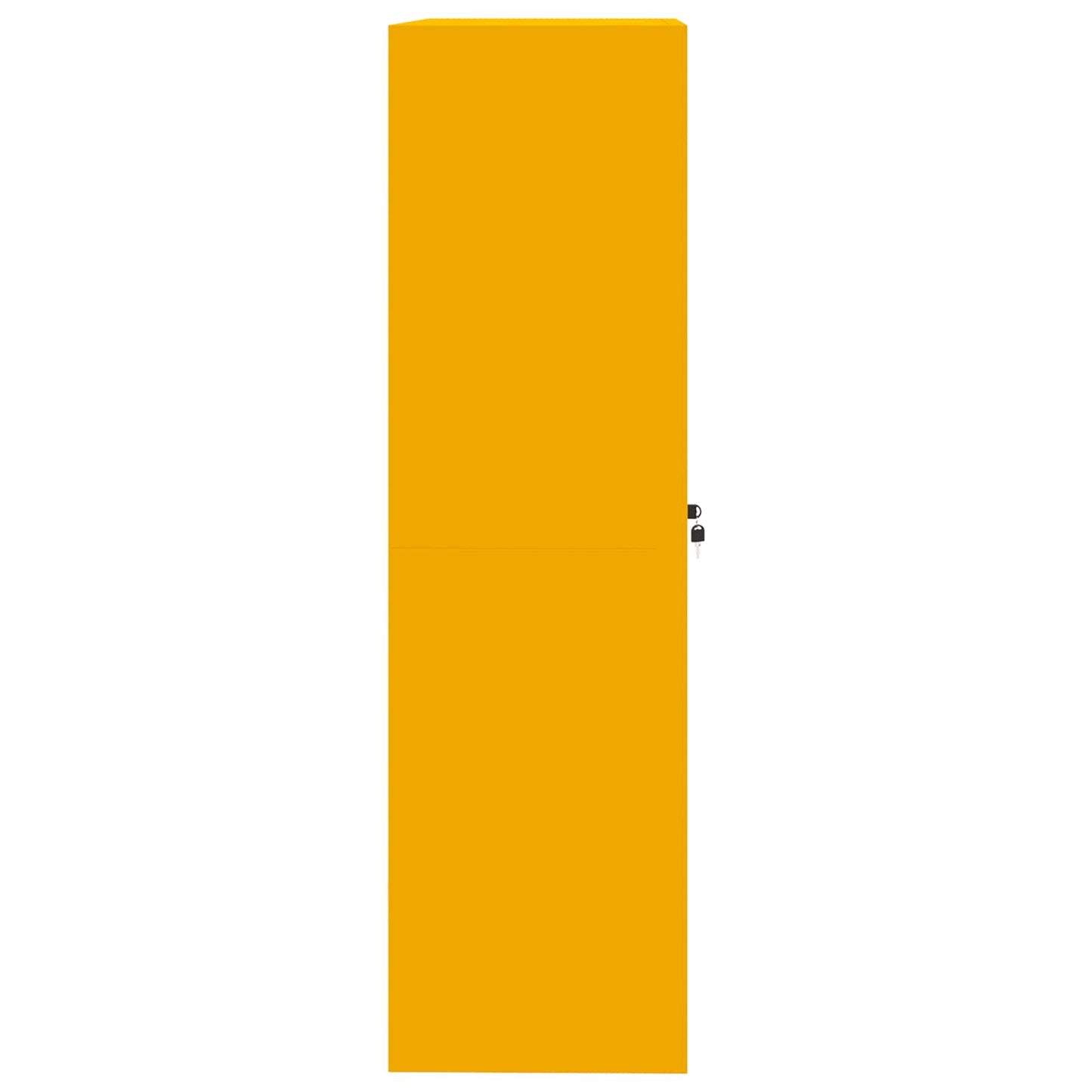 vidaXL Ντουλάπι αποθήκευσης 2 pcs Χαμομηλί κίτρινο 90 x 40 x 140 cm