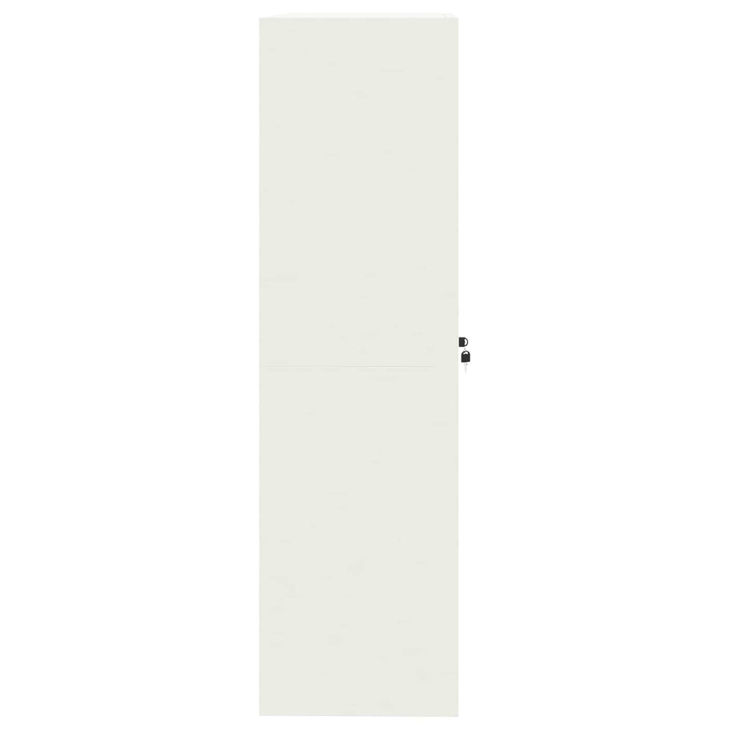 vidaXL Ντουλάπι αποθήκευσης με αποθήκευση 2 pcs Λευκό 90 x 40 x 140 cm