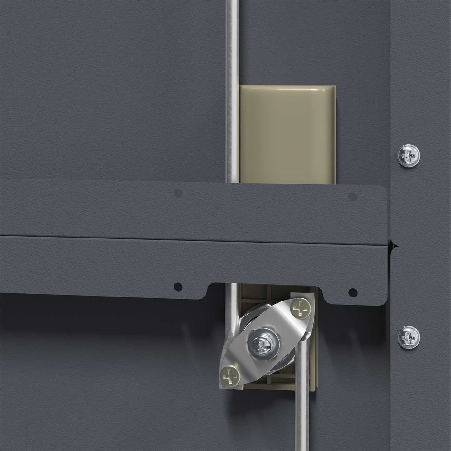 vidaXL Ντουλάπι αποθήκευσης 2 pcs Ανθρακί 90 x 40 x 180 cm