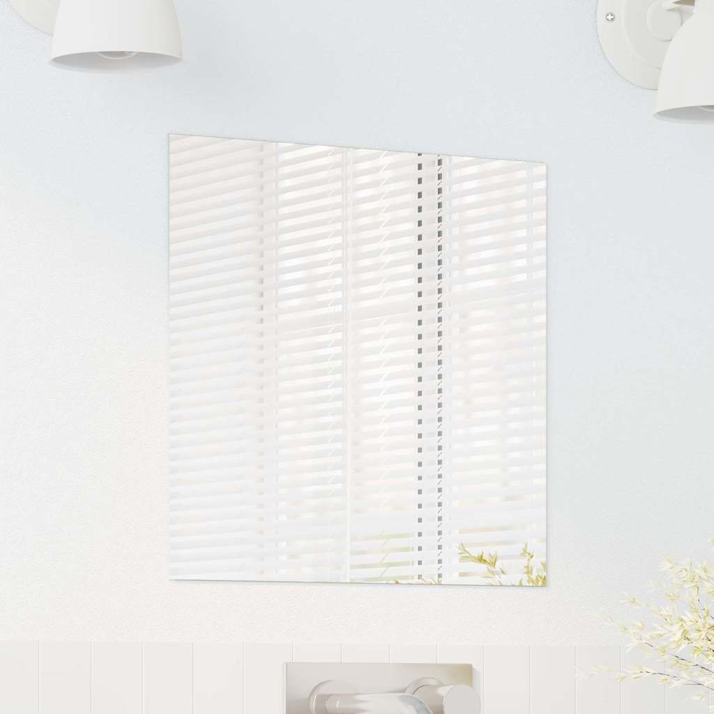 vidaXL Καθρέφτης τοίχου τετράγωνο 40 x 40 cm σκληρυμένο γυαλί