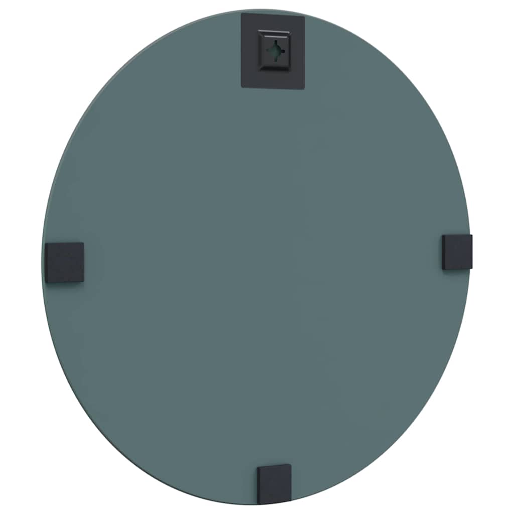 vidaXL Καθρέφτης τοίχου Γύρος Ø 40 cm σκληρυμένο γυαλί