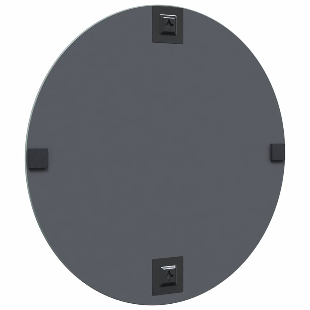 vidaXL Καθρέφτης τοίχου Γύρος Ø 50 cm σκληρυμένο γυαλί