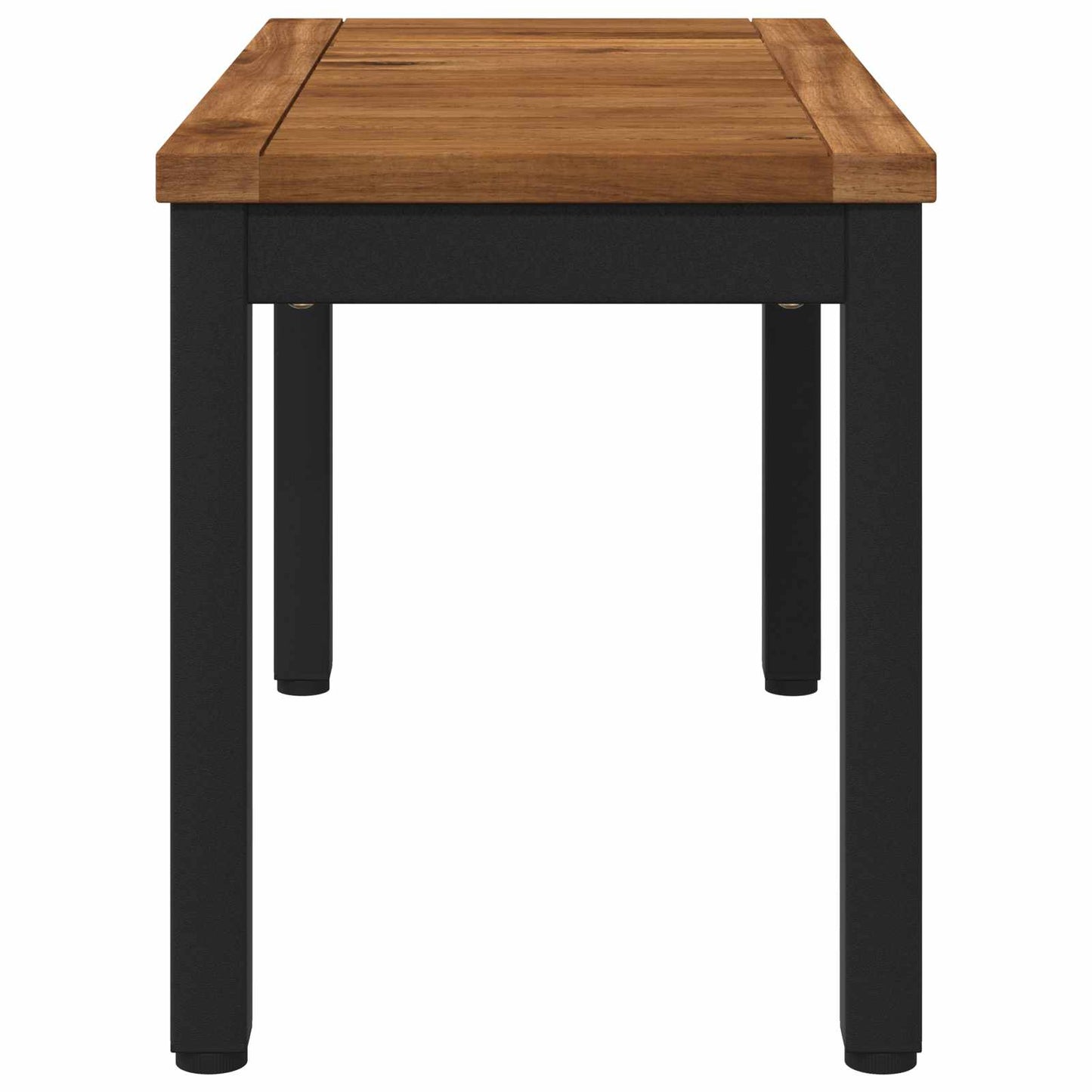 vidaXL Τραπεζάκι σαλονιού Φυσικό και Μαύρο 60,5 x 30 x 36 εκ.
