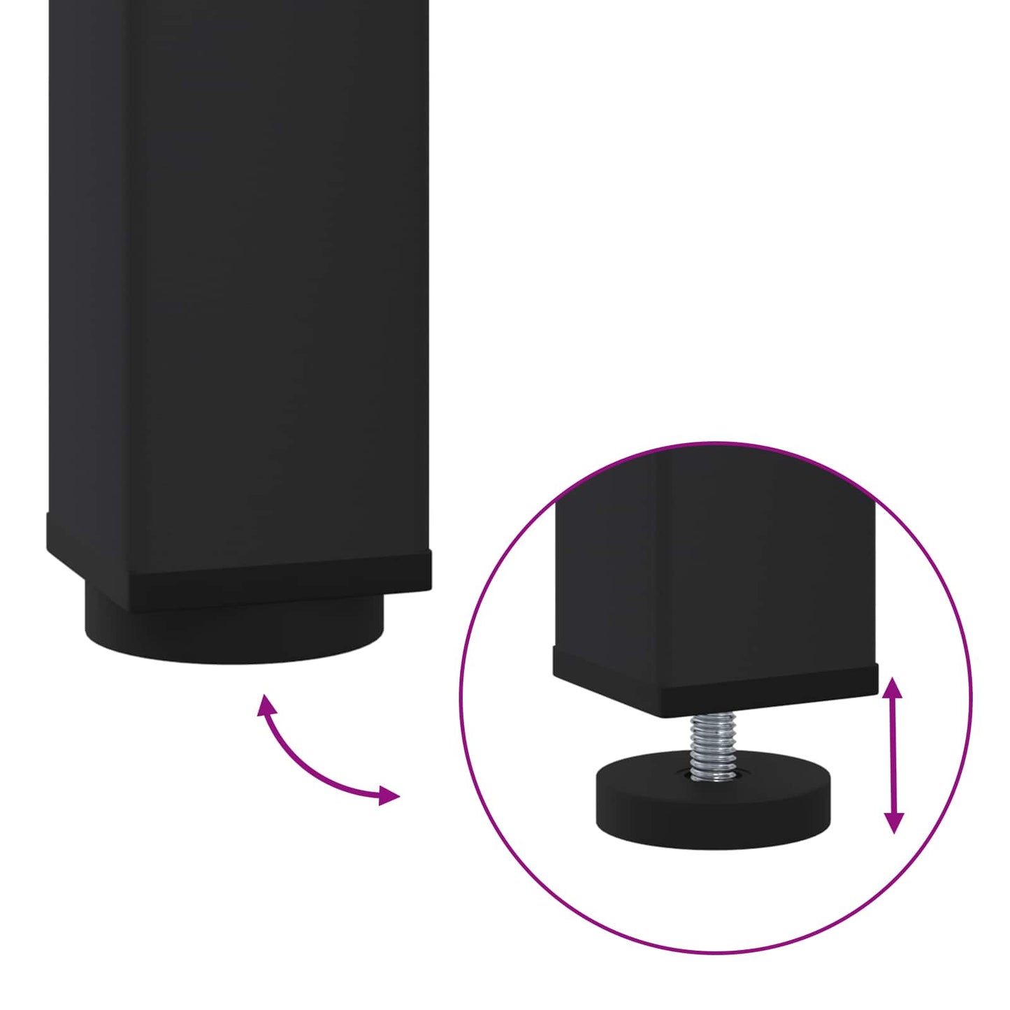 vidaXL Τραπέζι μπαρ κήπου Φυσικό και Μαύρο 141 x 80,5 x 105 εκ