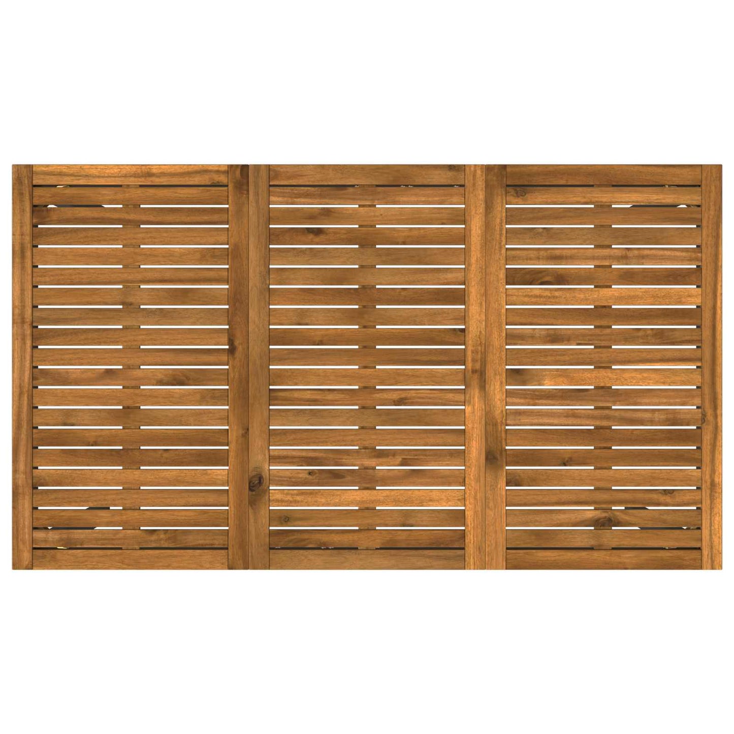 vidaXL Τραπέζι μπαρ κήπου Φυσικό και Μαύρο 141 x 80,5 x 105 εκ