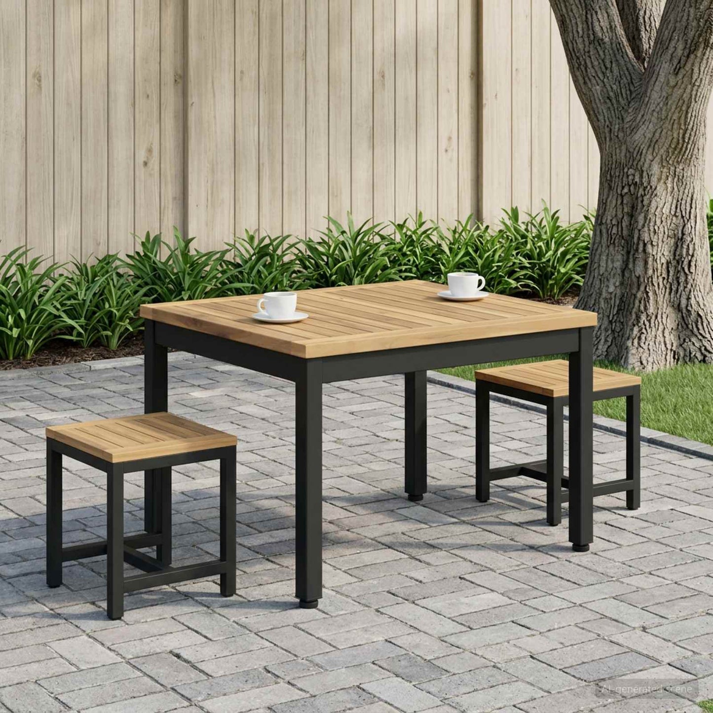 vidaXL Τραπεζάκι σαλονιού Λευκό και Μαύρο 50 x 60,5 x 36 εκ.