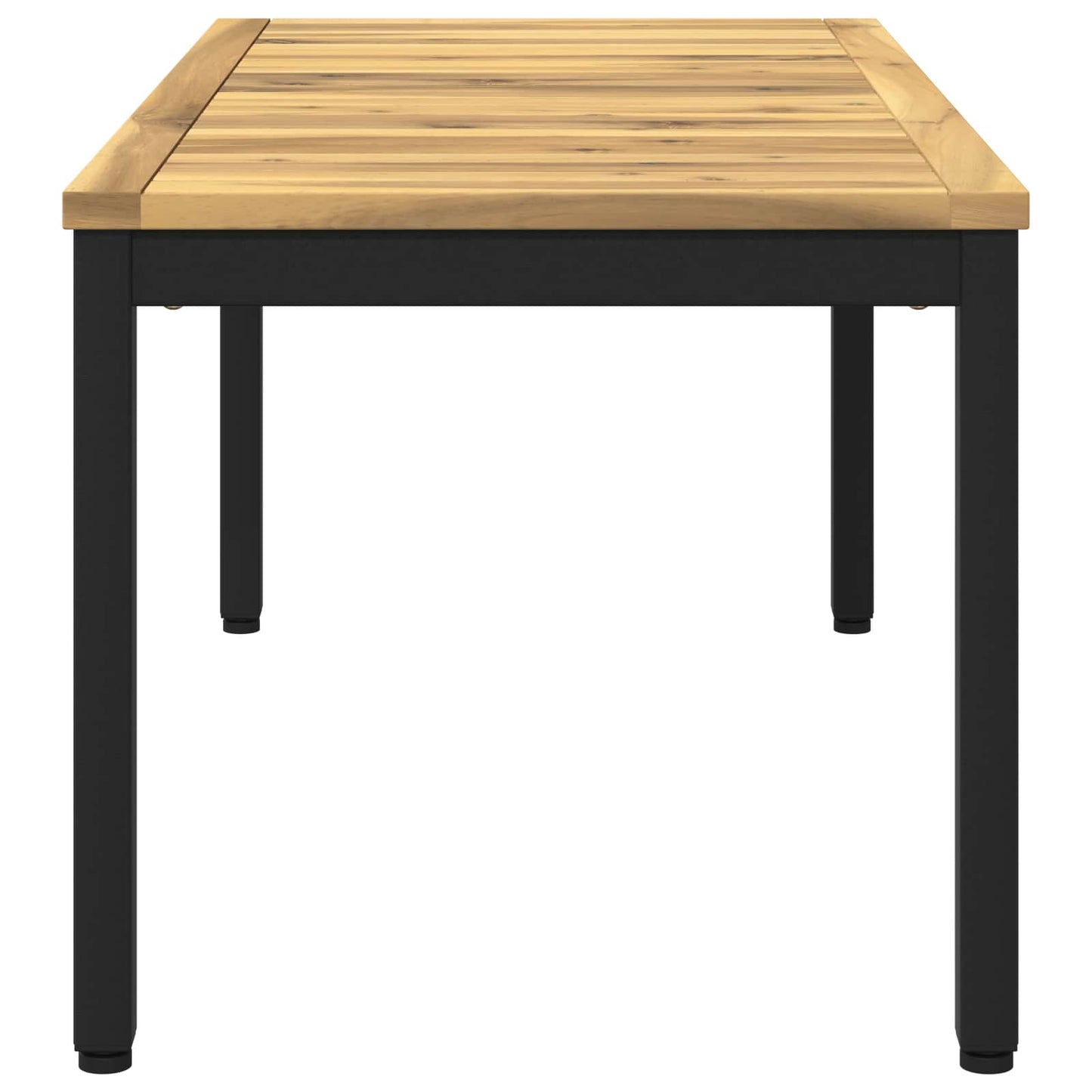 vidaXL Τραπεζάκι σαλονιού Λευκό και Μαύρο 49 x 100,5 x 45 cm