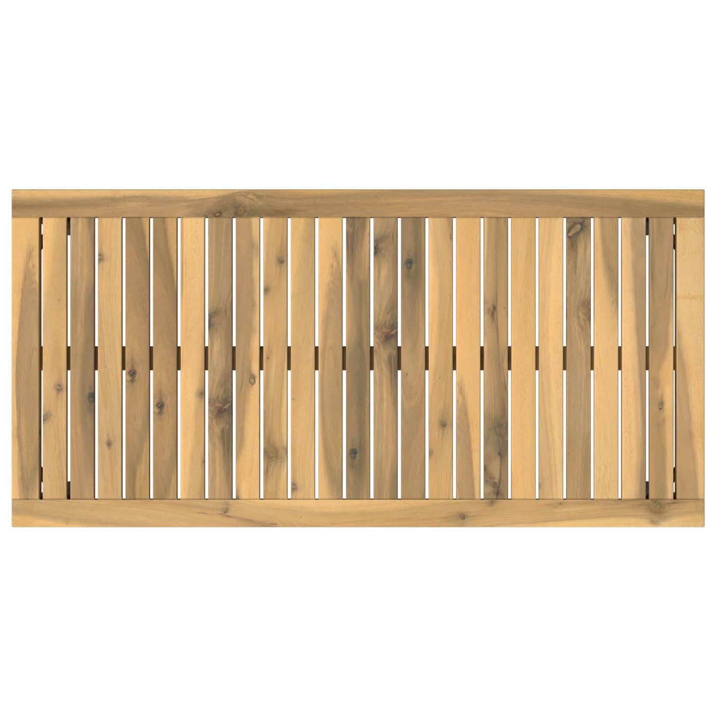 vidaXL Τραπεζάκι σαλονιού Λευκό και Μαύρο 49 x 100,5 x 45 cm