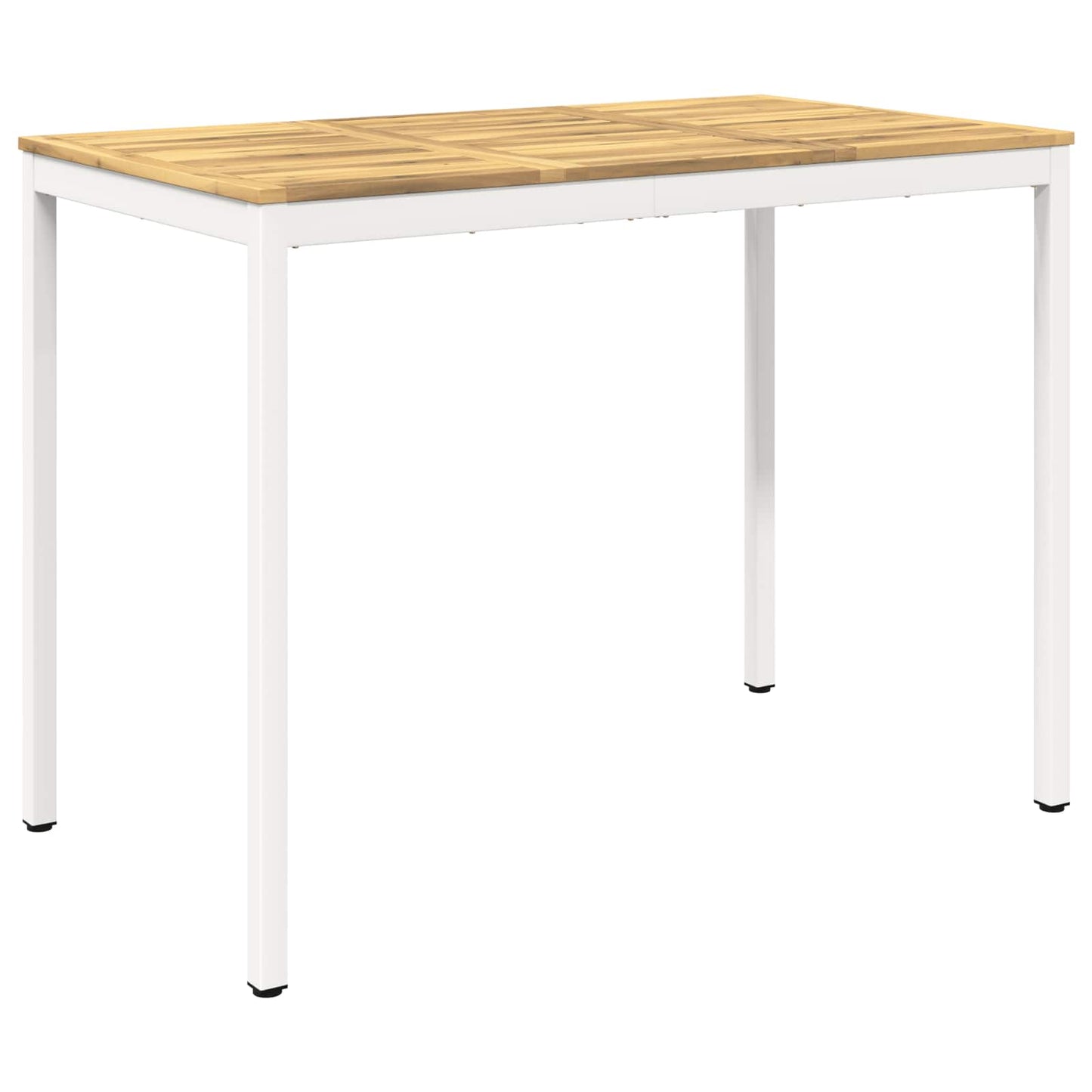 vidaXL Τραπέζι μπαρ κήπου Λευκό 141 x 80,5 x 105 εκ