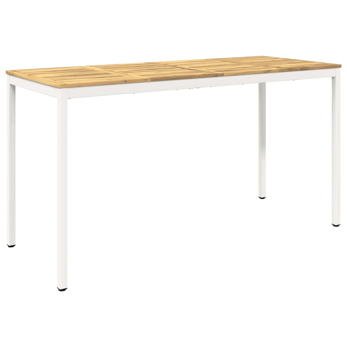vidaXL Τραπέζι μπαρ κήπου NAARDEN Λευκό 196 x 80,5 x 105 εκ