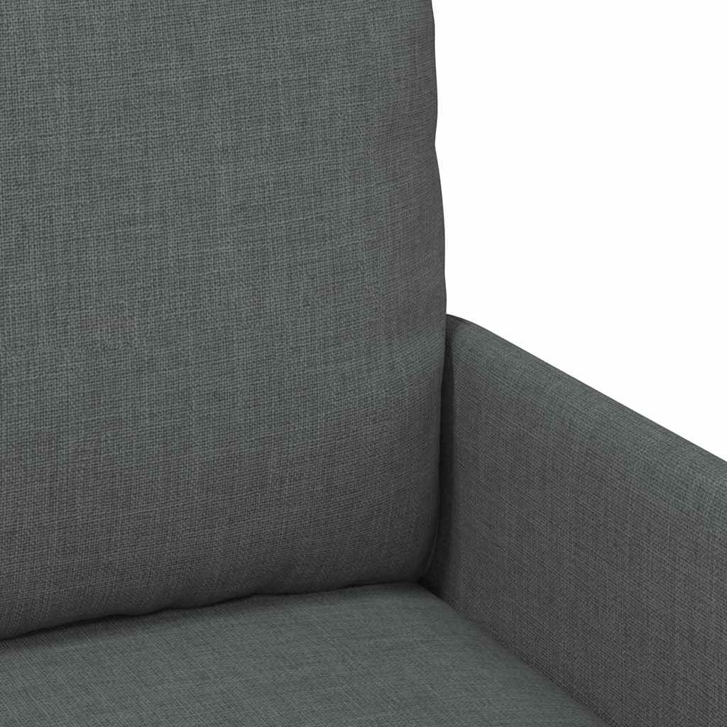 vidaXL Καναπέδες με μαξιλάρι 55cm Σκούρο Γκρι Κόντρα πλακέ