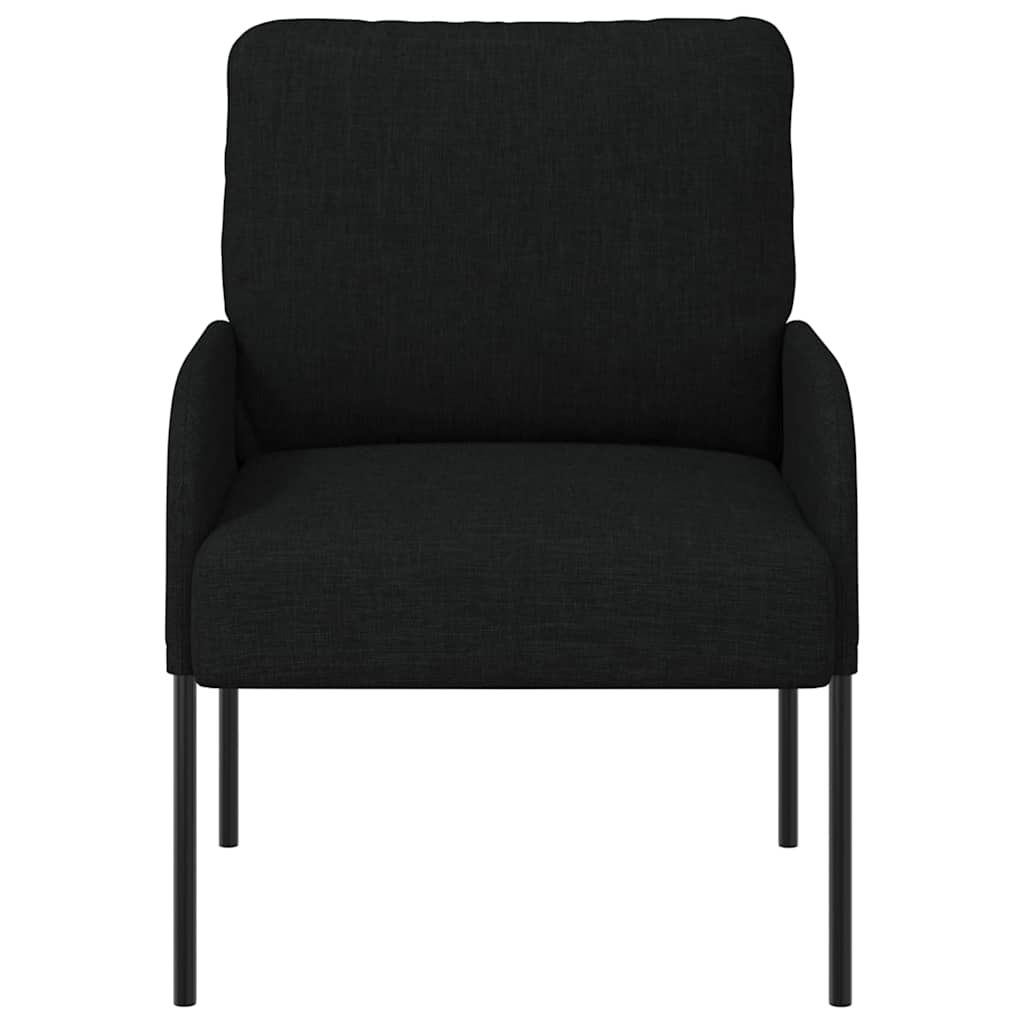 vidaXL Καναπέδες με μαξιλάρι 55cm Μαύρο Κόντρα πλακέ
