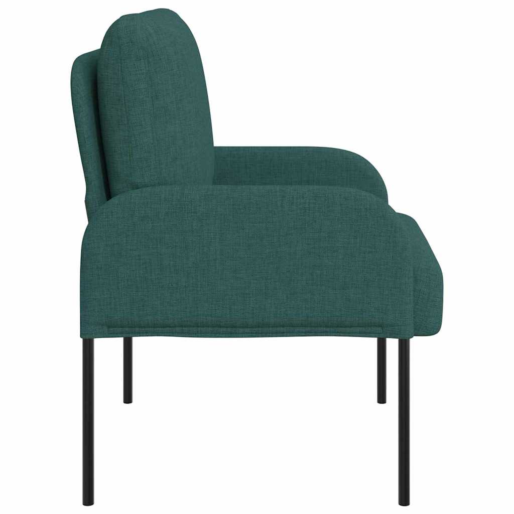 vidaXL Καναπέδες με μαξιλάρι 55cm Σκούρο Πράσινο Κόντρα πλακέ