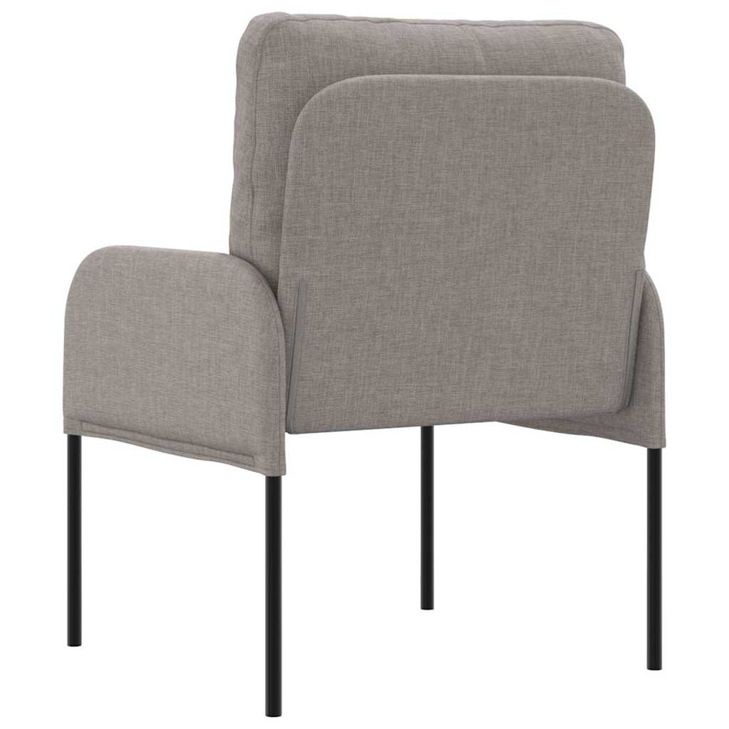 vidaXL Καναπέδες με μαξιλάρι 55cm Taupe Κόντρα πλακέ