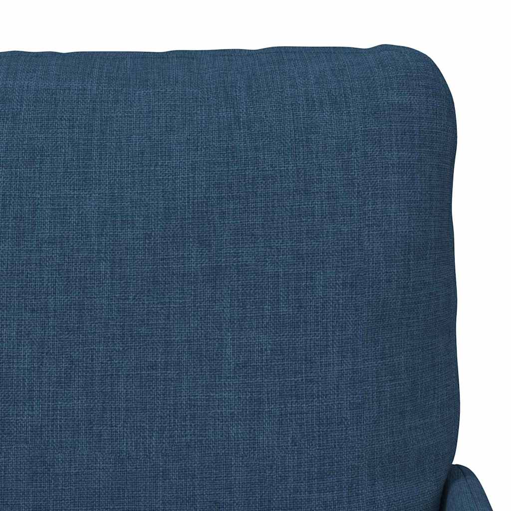 vidaXL Καναπέδες με μαξιλάρι 55cm Μπλε Κόντρα πλακέ