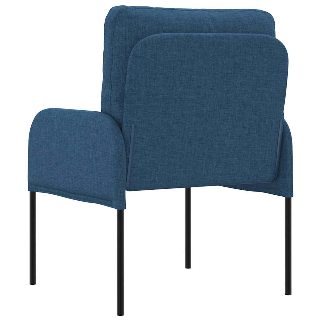 vidaXL Καναπέδες με μαξιλάρι 55cm Μπλε Κόντρα πλακέ