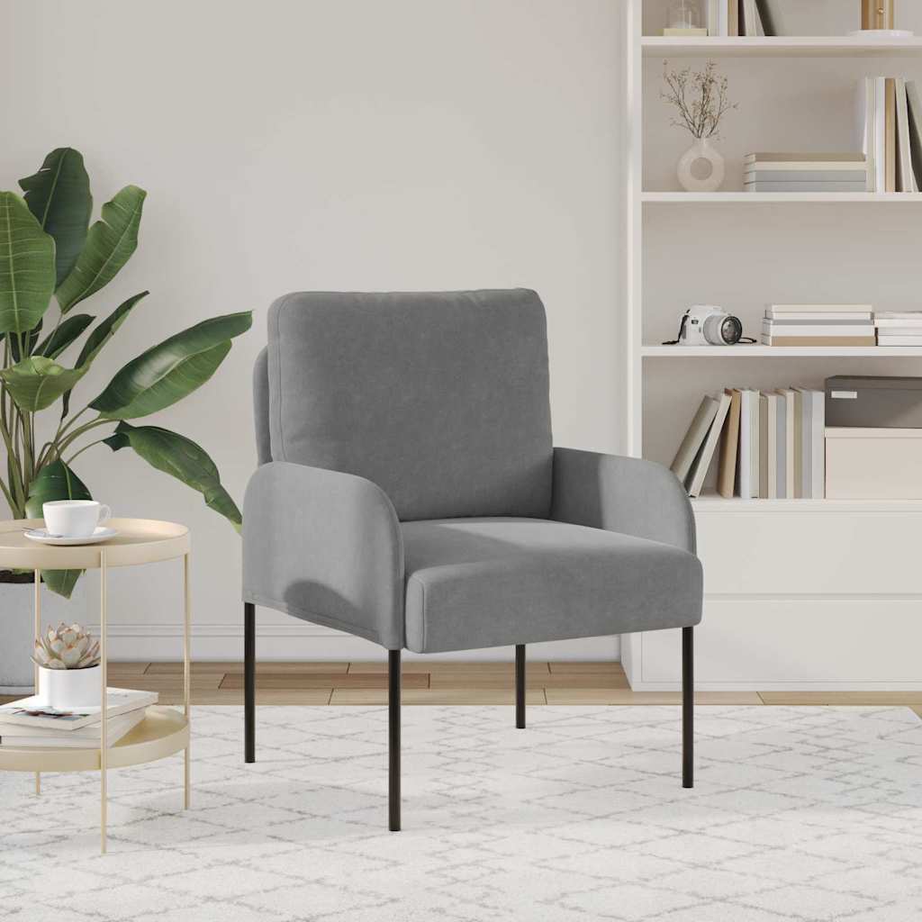 vidaXL Καναπέδες με μαξιλάρι 55cm Σκούρο Γκρι Κόντρα πλακέ