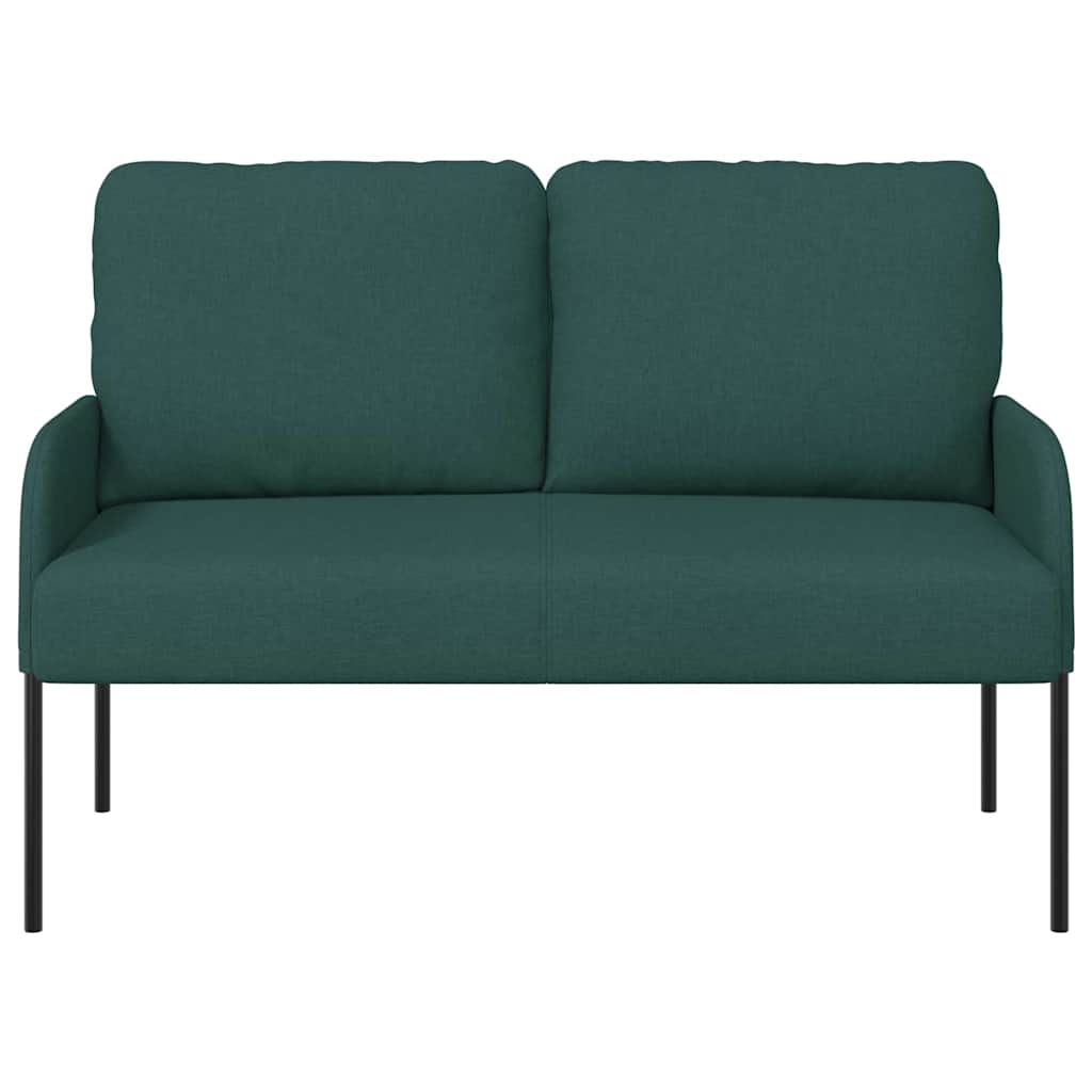 vidaXL Καναπέδες με μαξιλάρι 110cm Σκούρο Πράσινο Κόντρα πλακέ